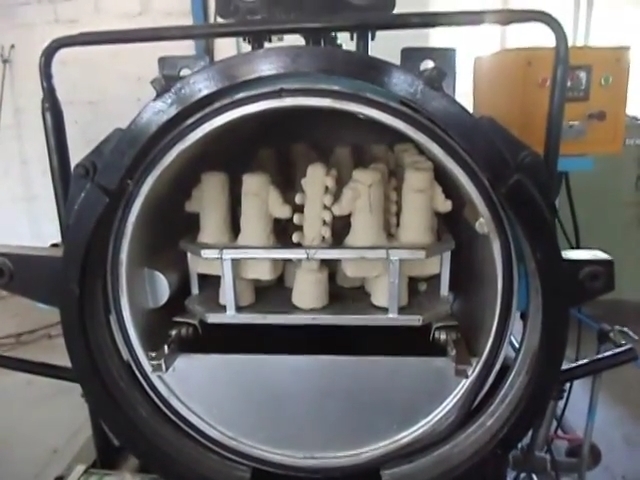 Thoát sáp và nung vỏ 2